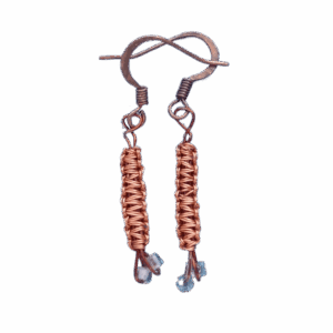 Malé drátkované náušnice